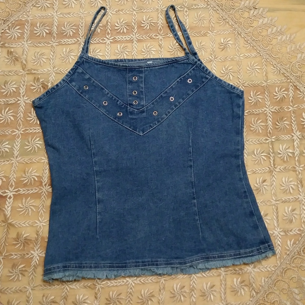 💕Adorable denim Top